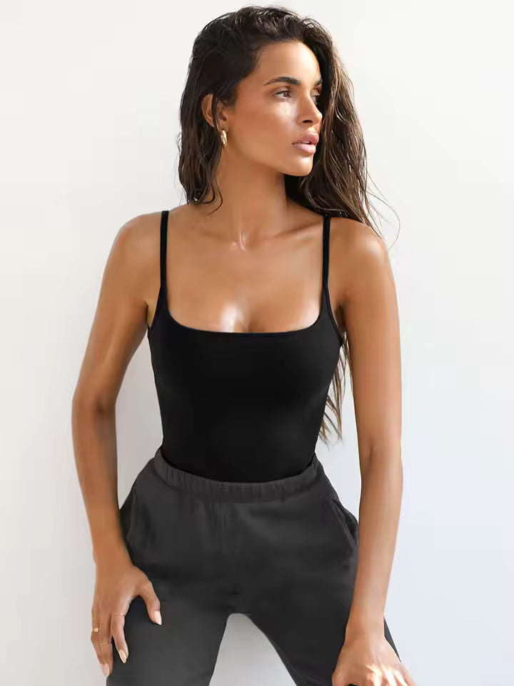 2025 Summer new knitted babes with suspender bottoms and slim vest tops